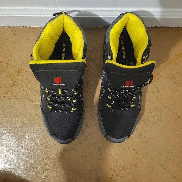 LARNMERN Steel Toe Boots,Mens Work Safety Outdoor Protection Footwear Industrial - Picture 8 of 14